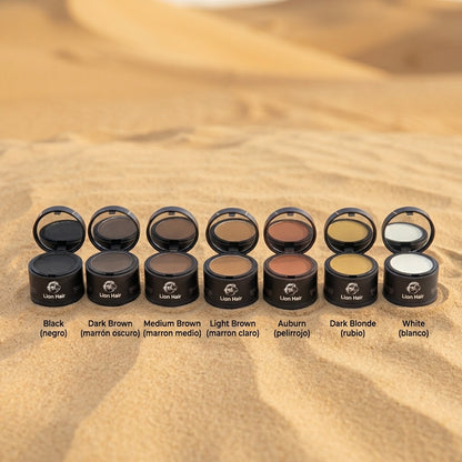 Cubre canas instantáneo Lion Hair, los 7 tonos disponibles