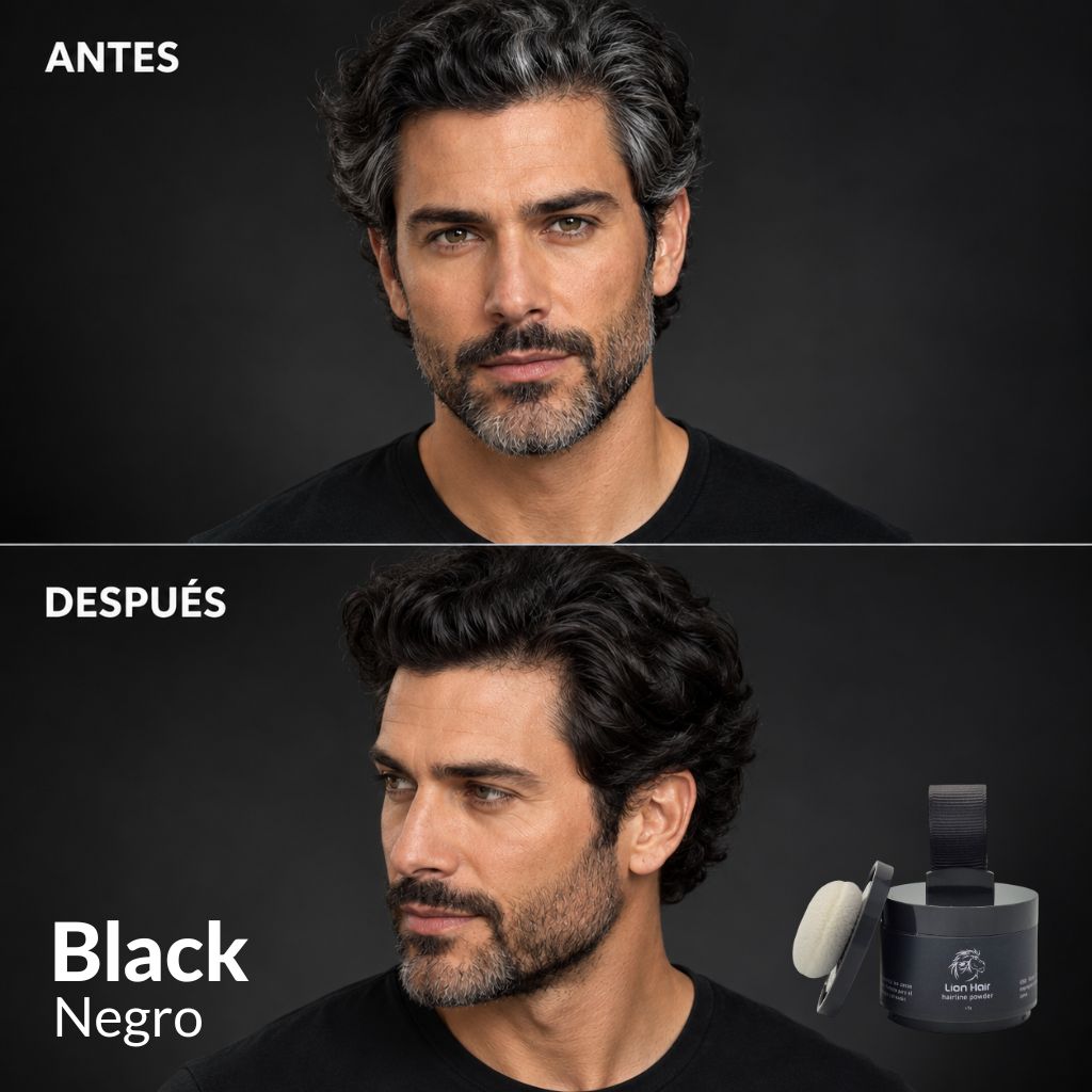 Cubre canas instantáneo Lion Hair, muestra de tono 1