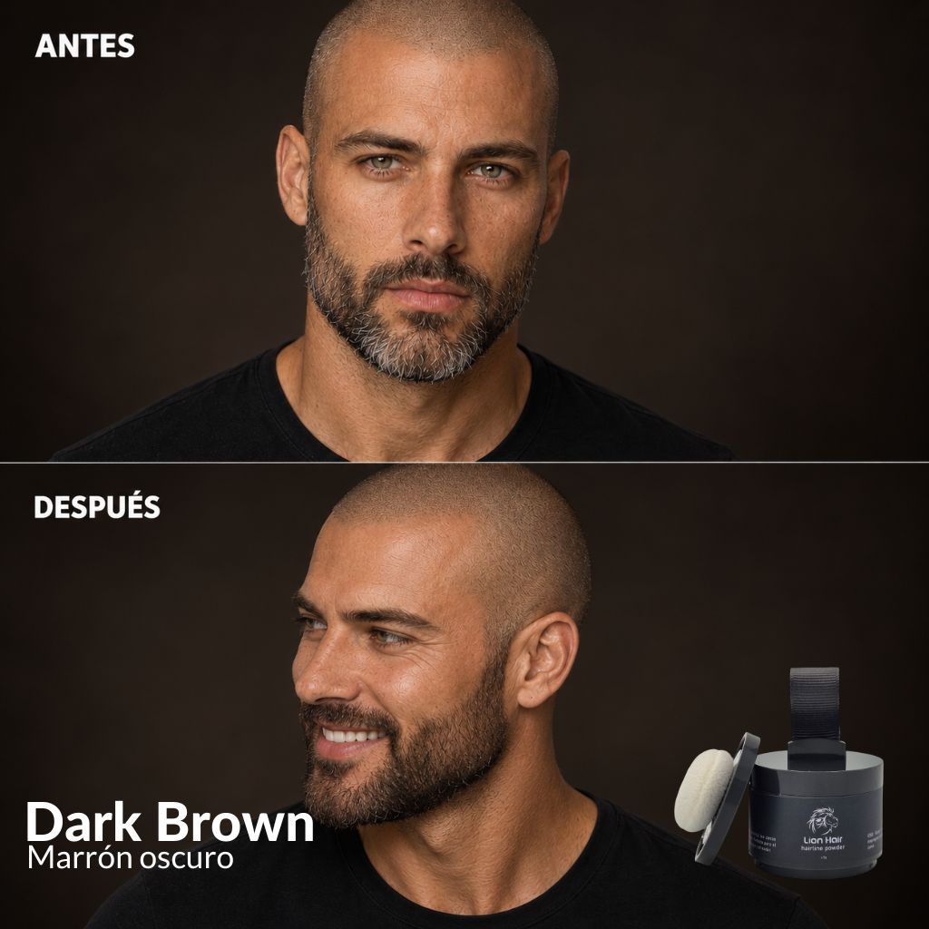 Cubre canas instantáneo Lion Hair, muestra de tono 2