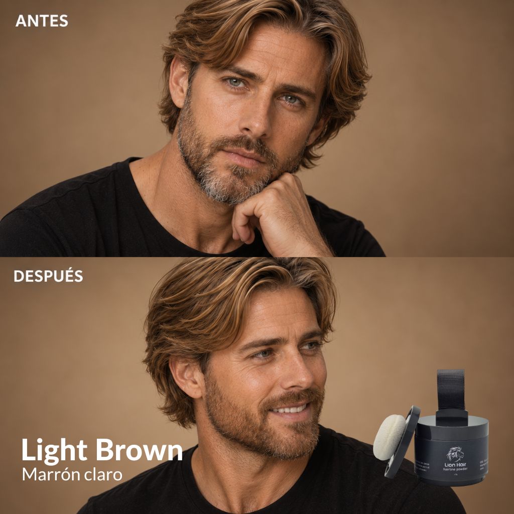 Cubre canas instantáneo Lion Hair, muestra de tono 4